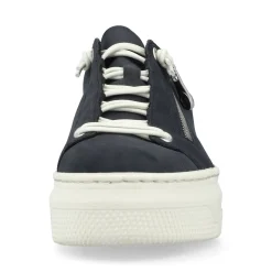 Online Rieker Damskie Tenisowki Low Steel Blue