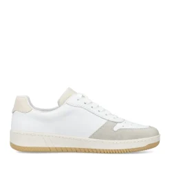 Best Rieker Damskie Tenisowki Low Swan White