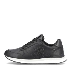 Clearance Rieker Damskie Tenisowki Low Night Black