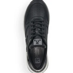 Clearance Rieker Damskie Tenisowki Low Night Black
