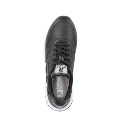 Clearance Rieker Damskie Tenisowki Low Night Black