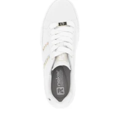 Discount Rieker Damskie Tenisowki Low Diamond White