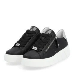 Clearance Rieker Damskie Tenisowki Low Diamond Black
