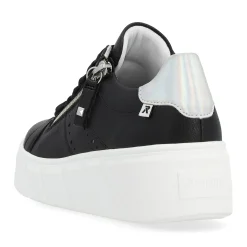 Clearance Rieker Damskie Tenisowki Low Diamond Black