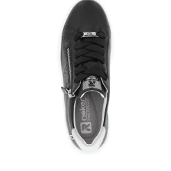 Clearance Rieker Damskie Tenisowki Low Diamond Black