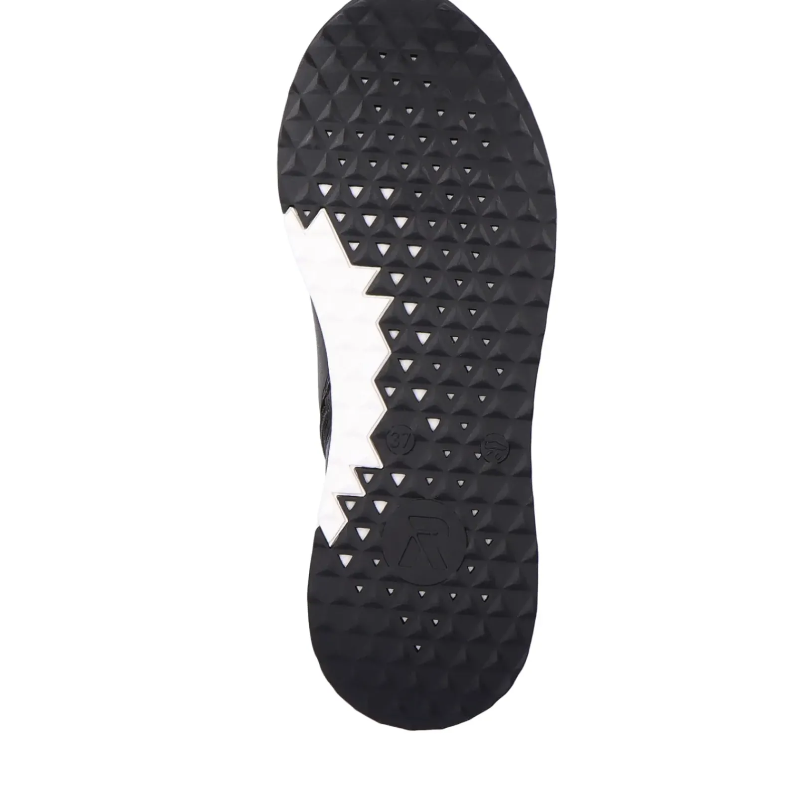 Fashion Rieker Damskie Tenisowki , Wysokie, W Kolorze Glebokiej Czerni