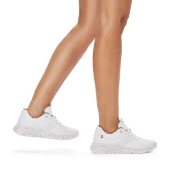 Discount Rieker Damskie Tenisowki Niskie Swan-White Rainbow