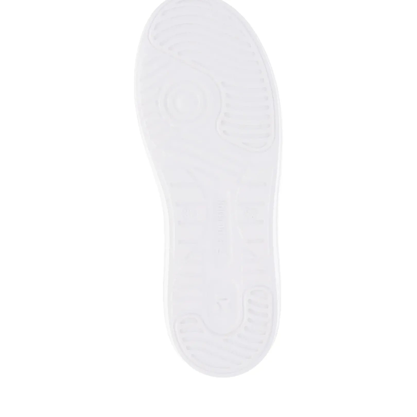 Outlet Rieker Damskie Tenisowki Niskie Swan-White Gold