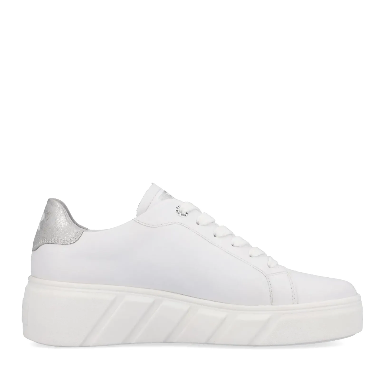 Clearance Rieker Damskie Tenisowki , Niskie, Krystalicznie Biale