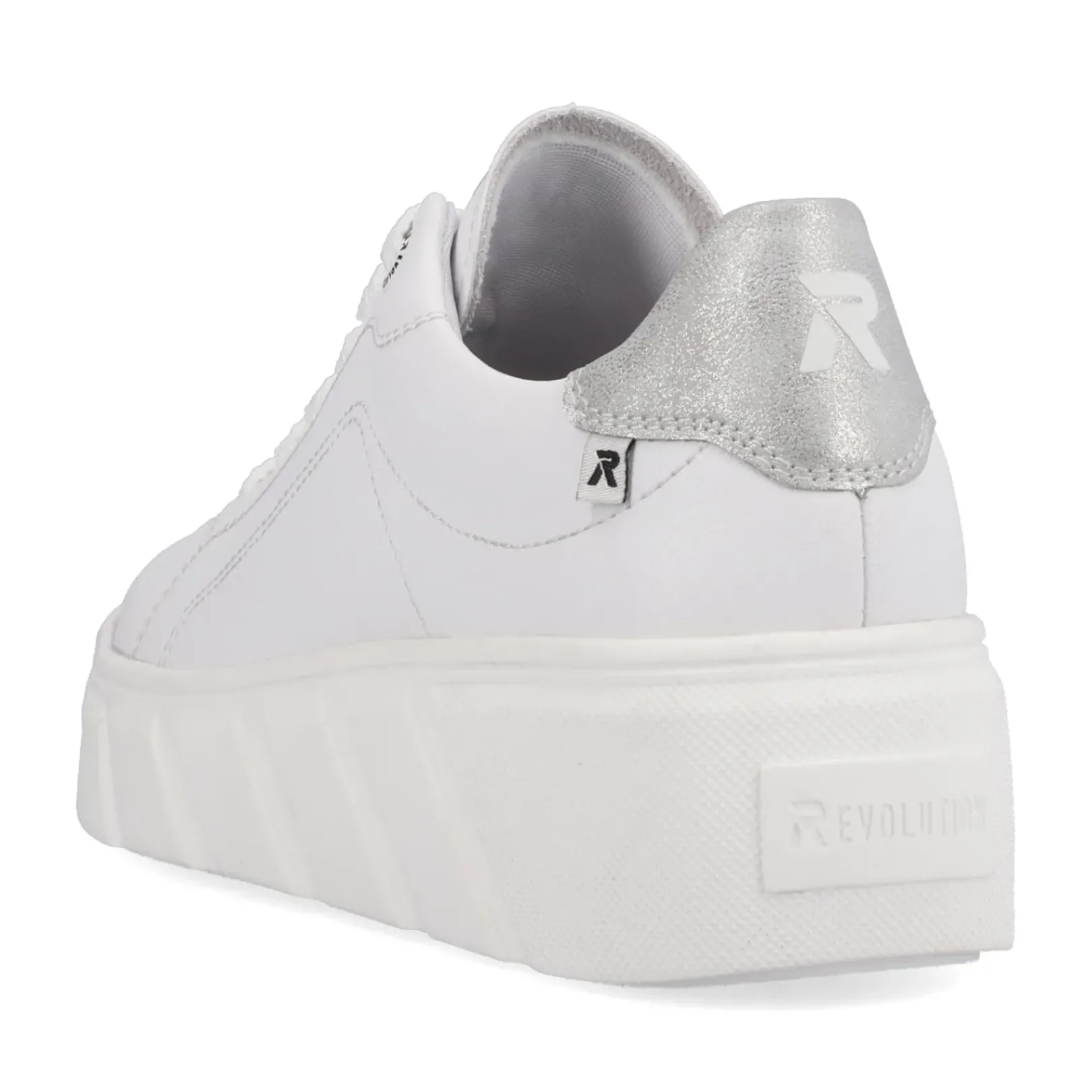 Clearance Rieker Damskie Tenisowki , Niskie, Krystalicznie Biale