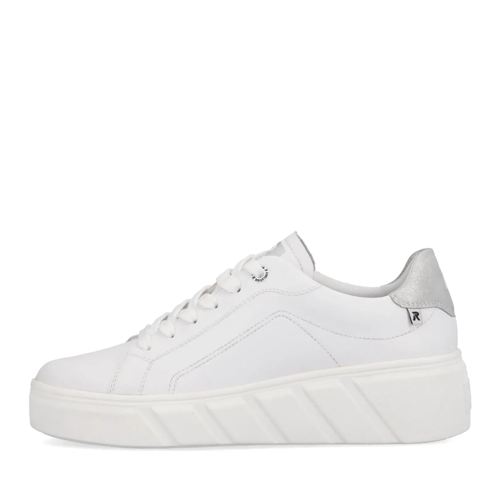 Clearance Rieker Damskie Tenisowki , Niskie, Krystalicznie Biale