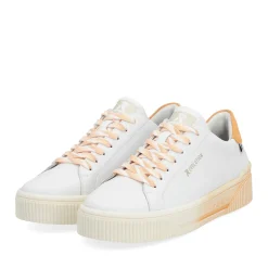 Online Rieker Damskie Tenisowki Low Crystal-White Apricot