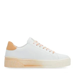 Online Rieker Damskie Tenisowki Low Crystal-White Apricot