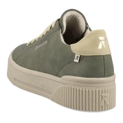 Clearance Rieker Damskie Tenisowki Niskie W Kolorze Khaki, Kremowo-Bezowym