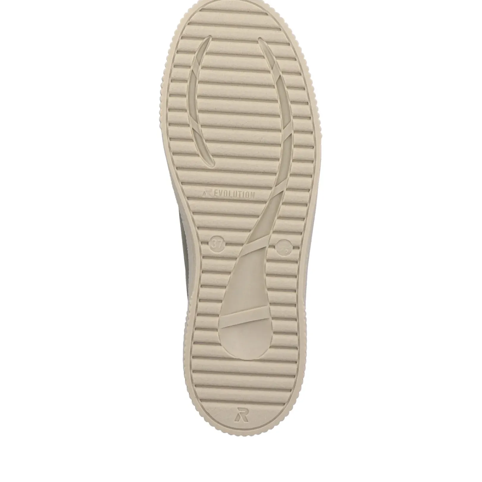 Clearance Rieker Damskie Tenisowki Niskie W Kolorze Khaki, Kremowo-Bezowym