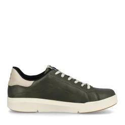 Sale Rieker Damskie Tenisowki Niskie W Kolorze Khaki W Kolorze Szarym