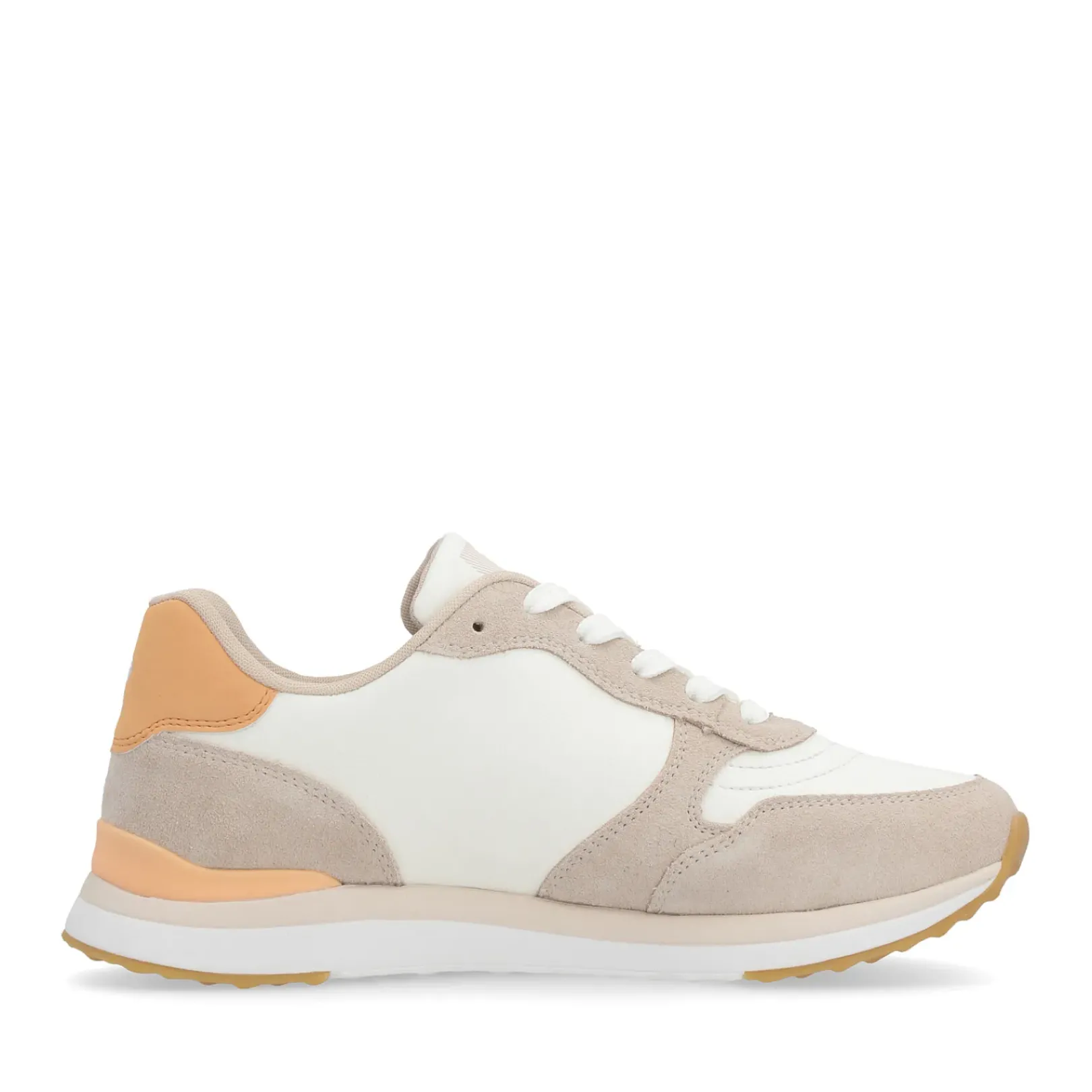 Clearance Rieker Damskie Tenisowki Low Clay W Kolorze Bezowo-Morelowym