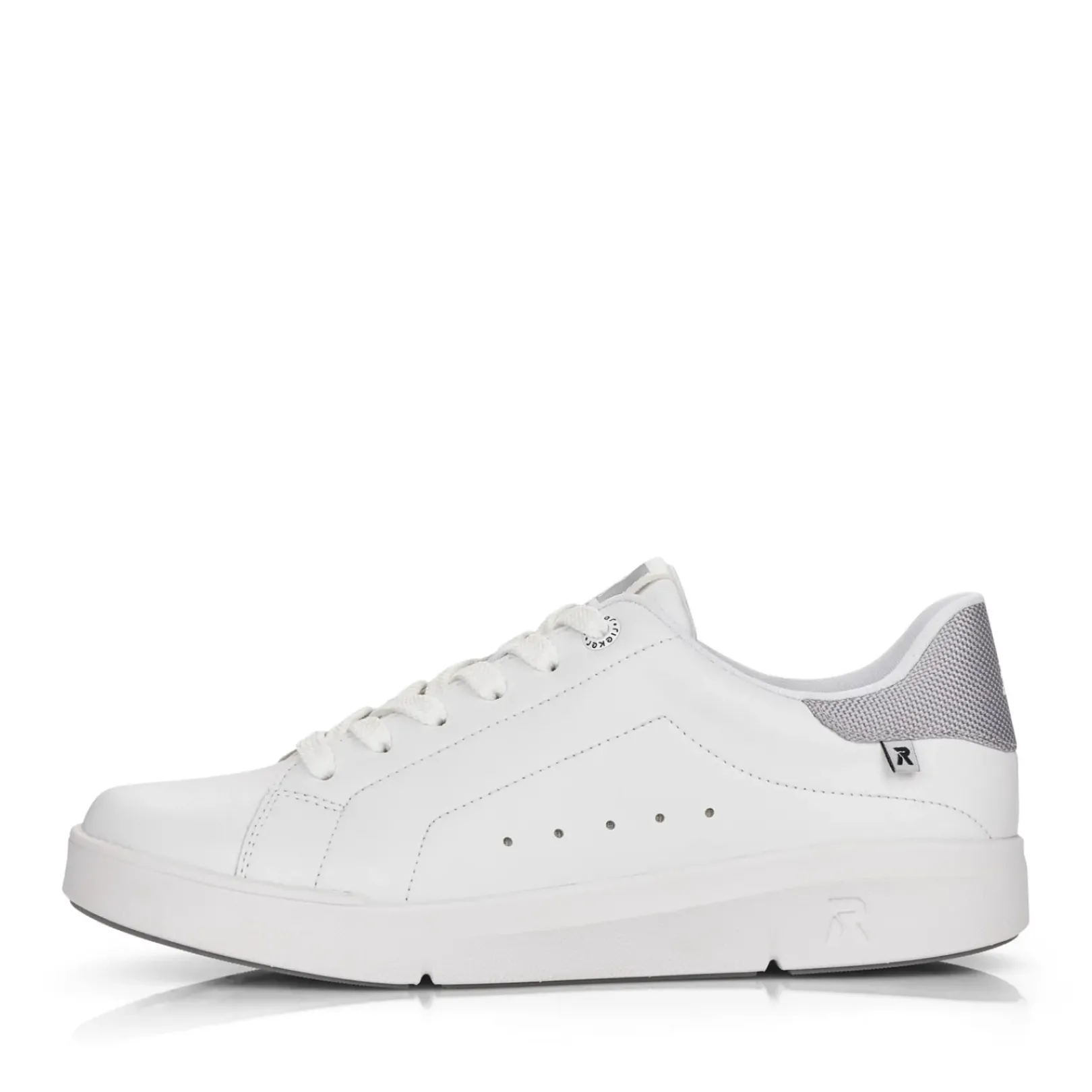 Best Rieker Damskie Tenisowki Low Frost White