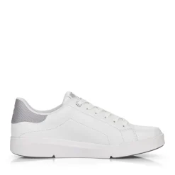 Best Rieker Damskie Tenisowki Low Frost White