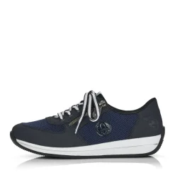 Online Rieker Damskie Tenisowki Low Ocean Blue