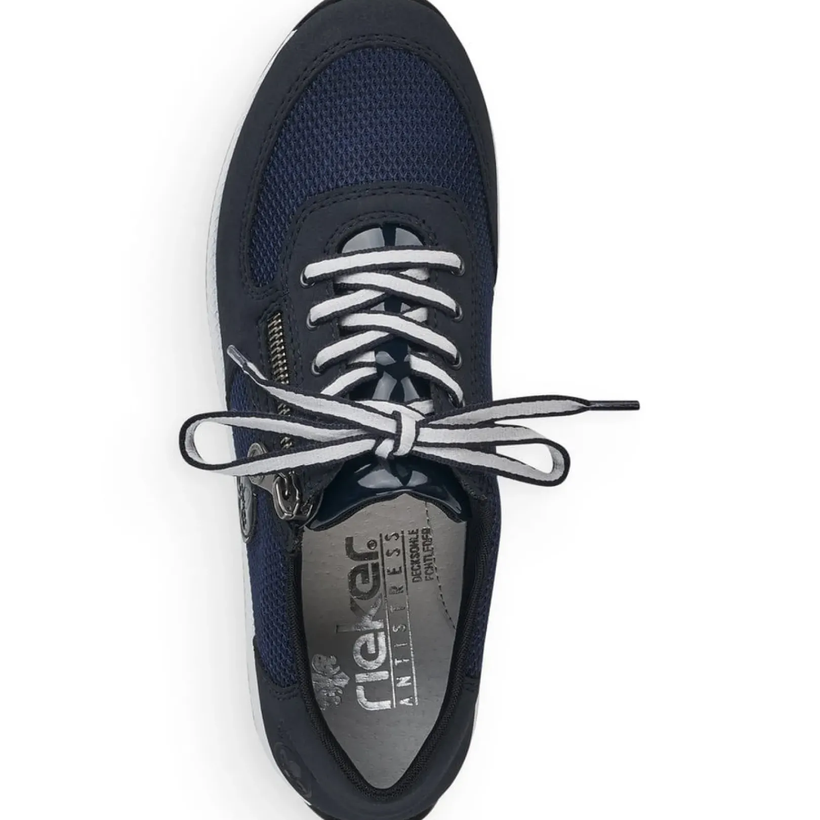 Online Rieker Damskie Tenisowki Low Ocean Blue