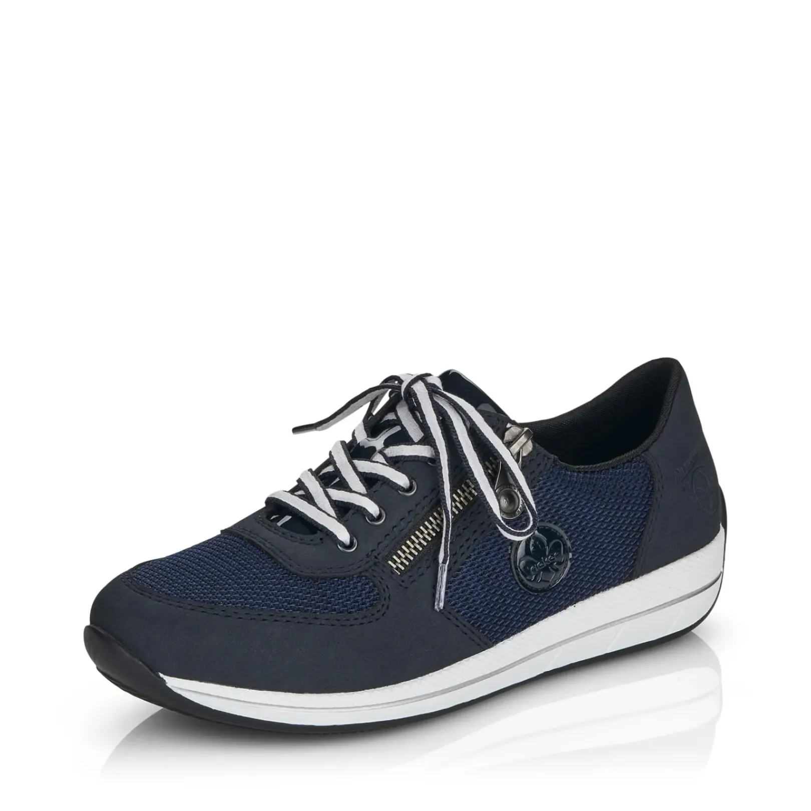 Online Rieker Damskie Tenisowki Low Ocean Blue