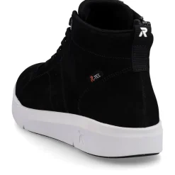 Fashion Rieker Damskie Tenisowki , Wysokie, W Kolorze Glebokiej Czerni