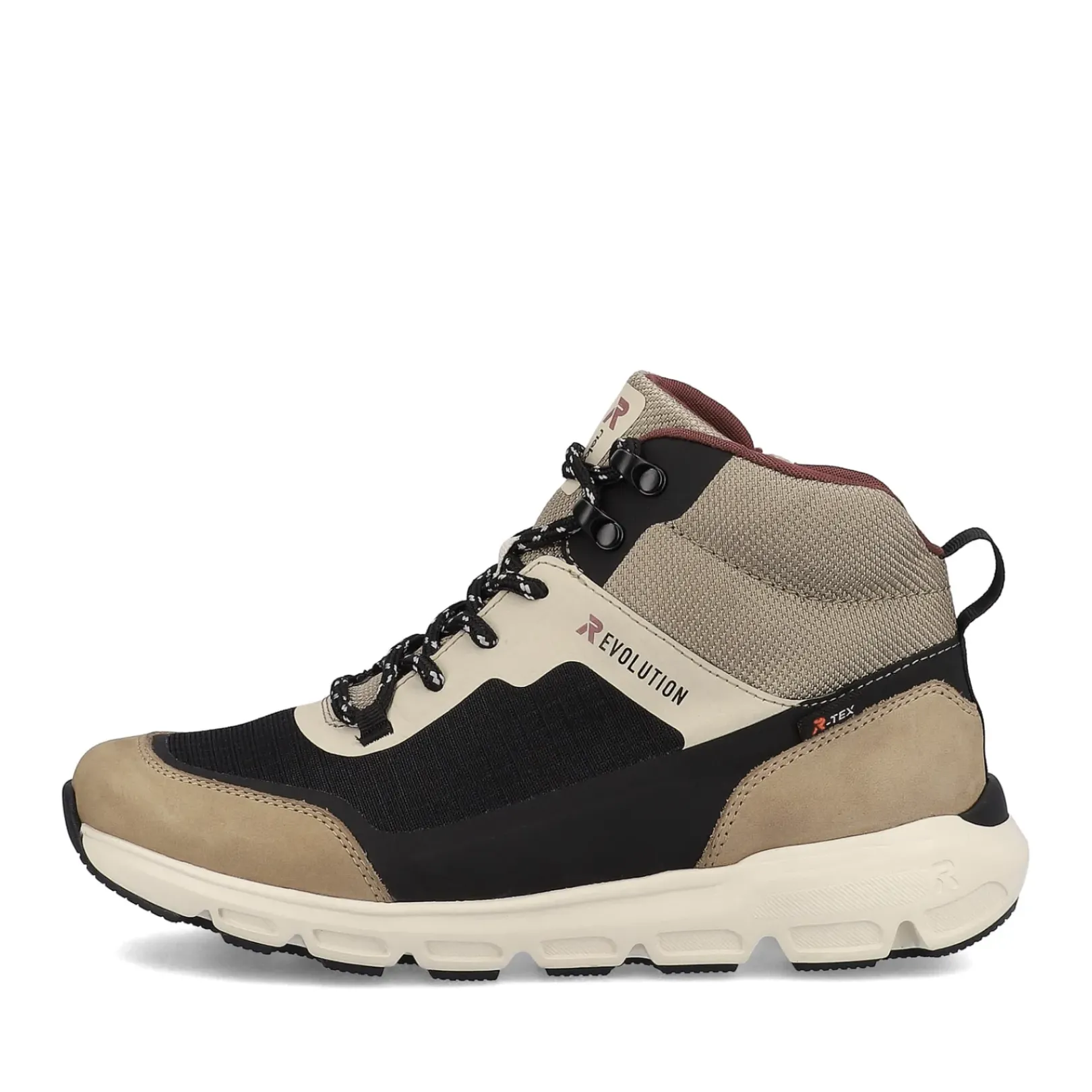 Best Rieker Damskie Tenisowki Wysokie Hazel-Wood Black