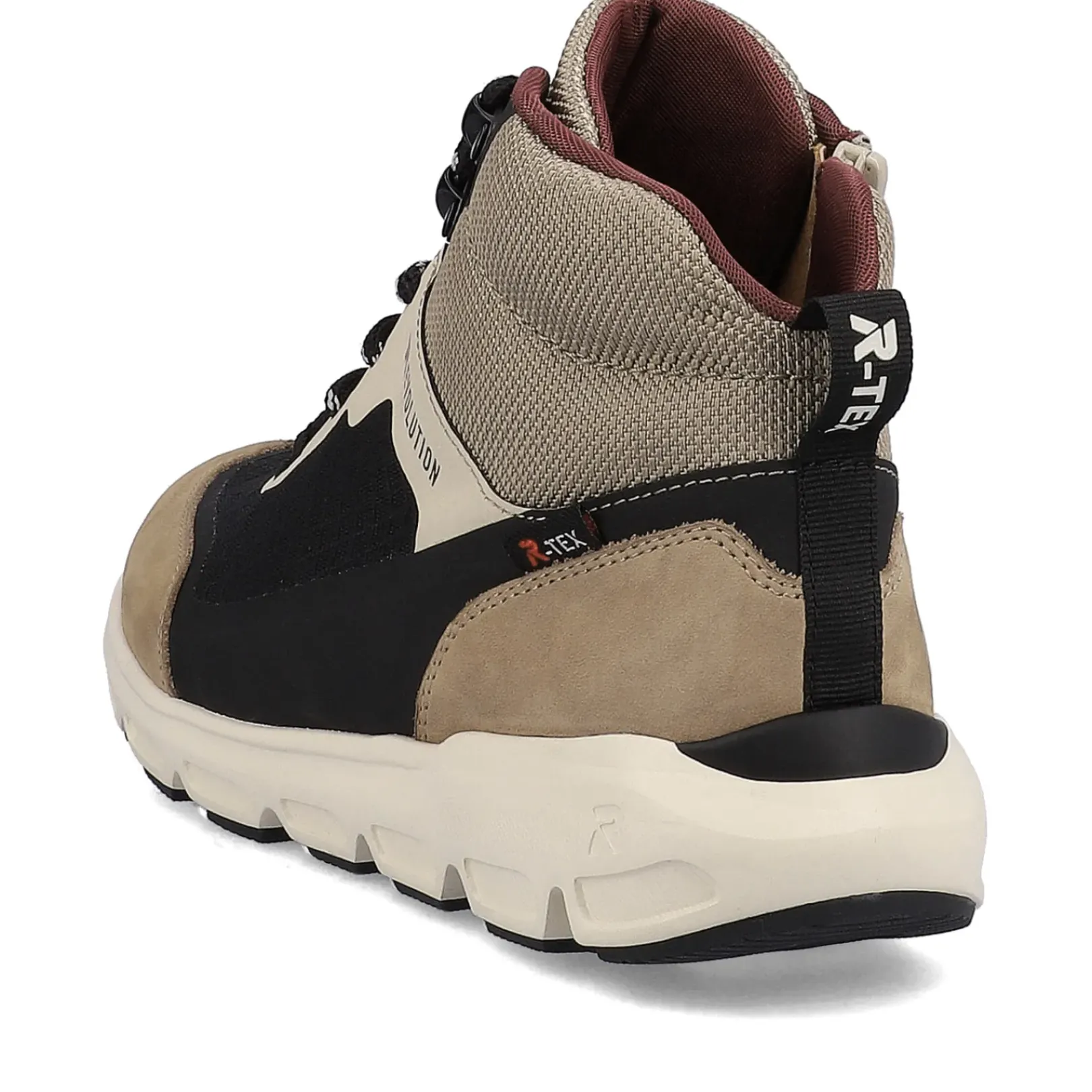 Best Rieker Damskie Tenisowki Wysokie Hazel-Wood Black