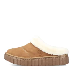 Clearance Rieker Drewniaki Damskie W Kolorze Karmelowo-Brazowym