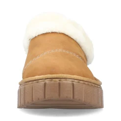 Clearance Rieker Drewniaki Damskie W Kolorze Karmelowo-Brazowym