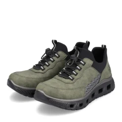 Fashion Rieker Kapcie Damskie Khaki-Czarne