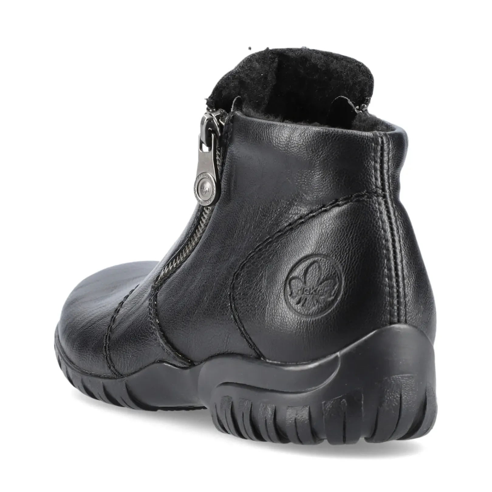 Outlet Rieker Kapcie Damskie , Nocne, Czarne