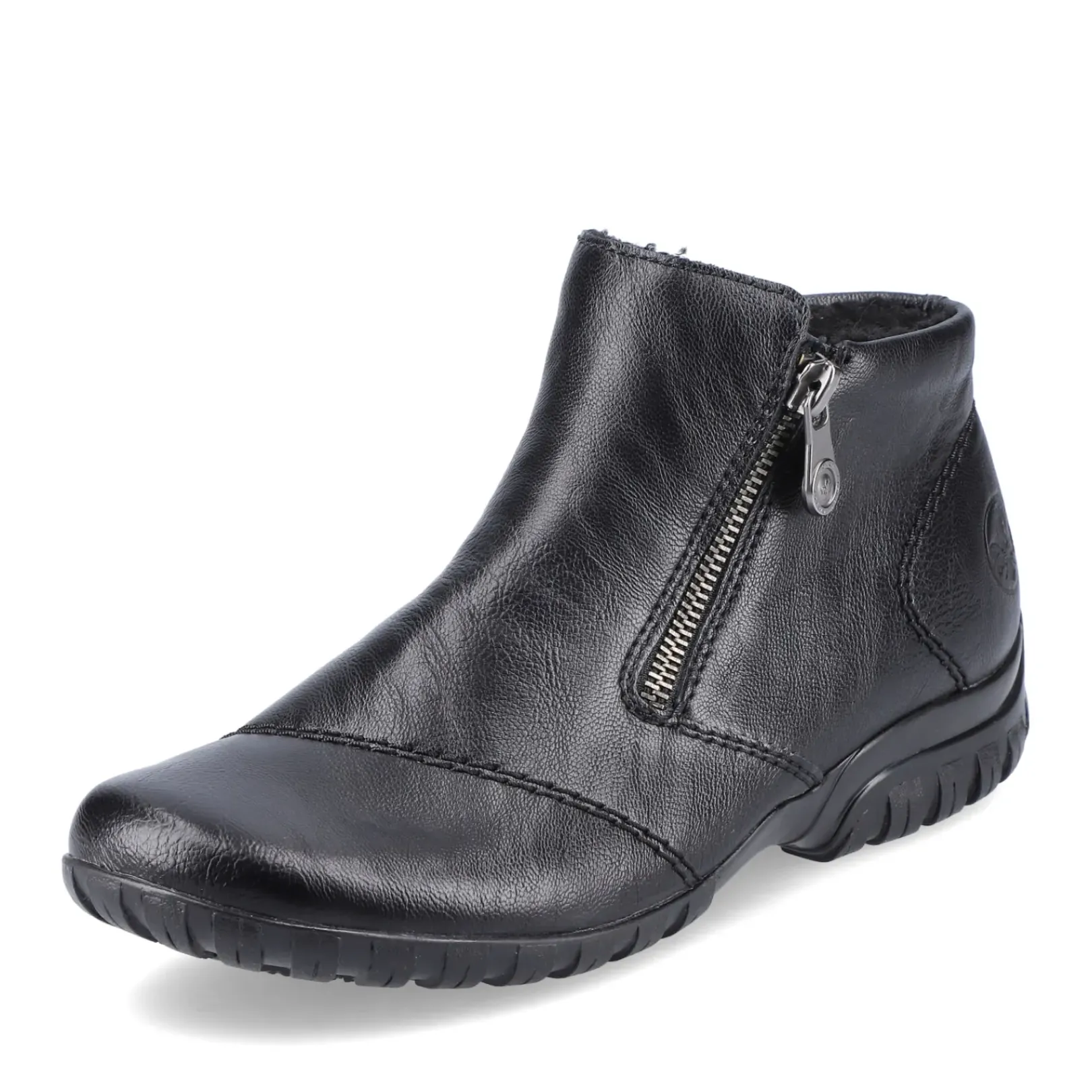 Outlet Rieker Kapcie Damskie , Nocne, Czarne