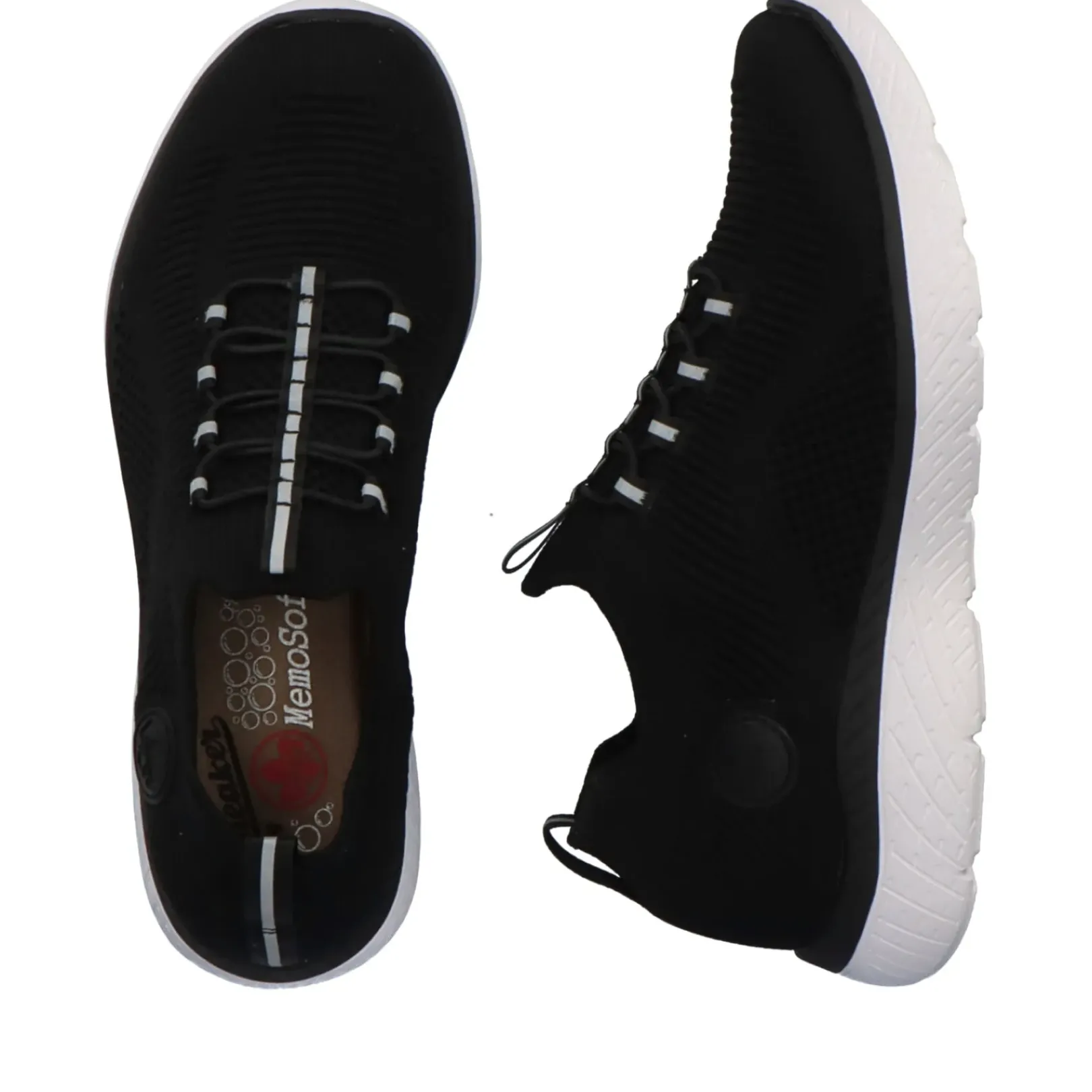Discount Rieker Kapcie Damskie , Nocne, Czarne