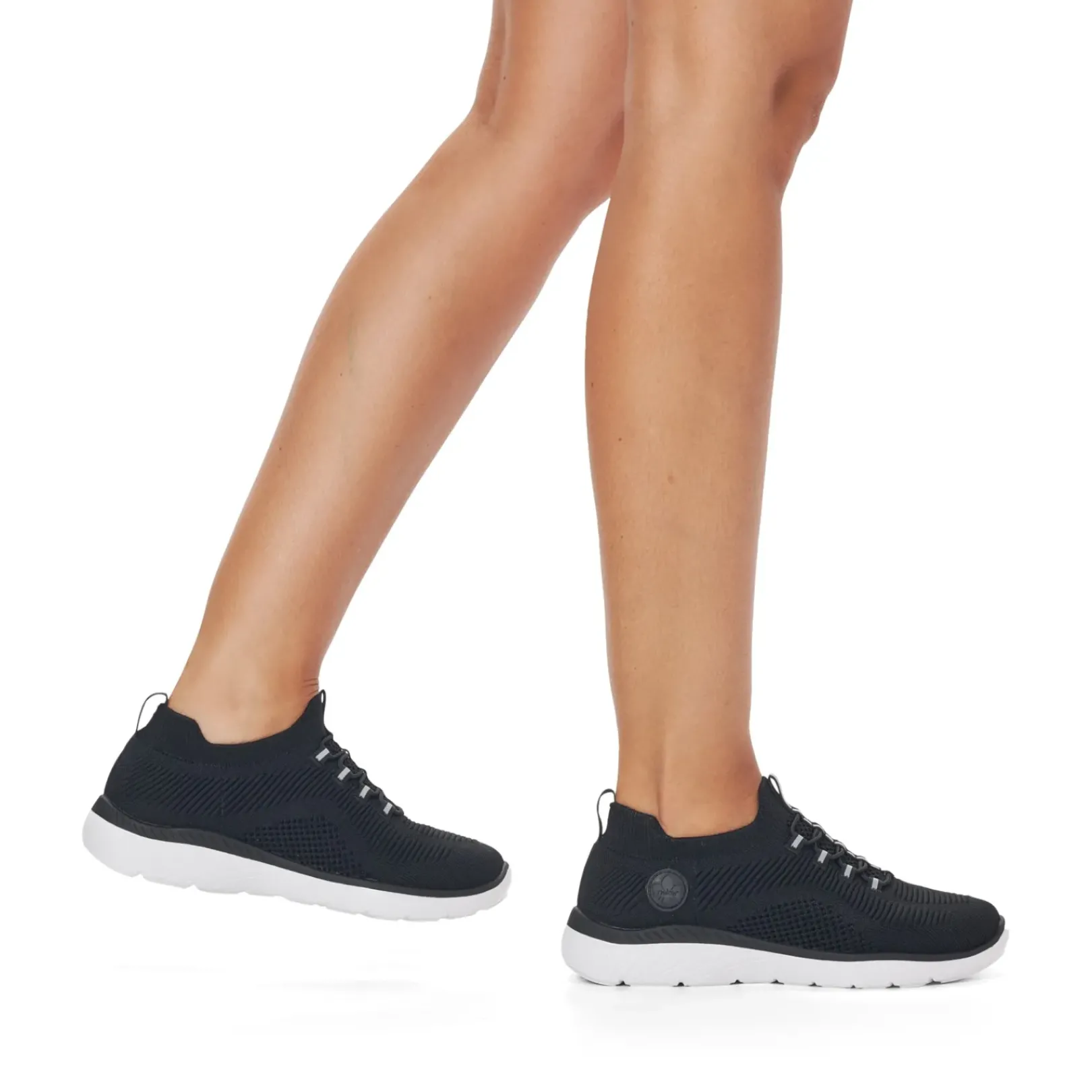 Discount Rieker Kapcie Damskie , Nocne, Czarne