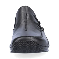 Outlet Rieker Kapcie Damskie , Nocne, Czarne