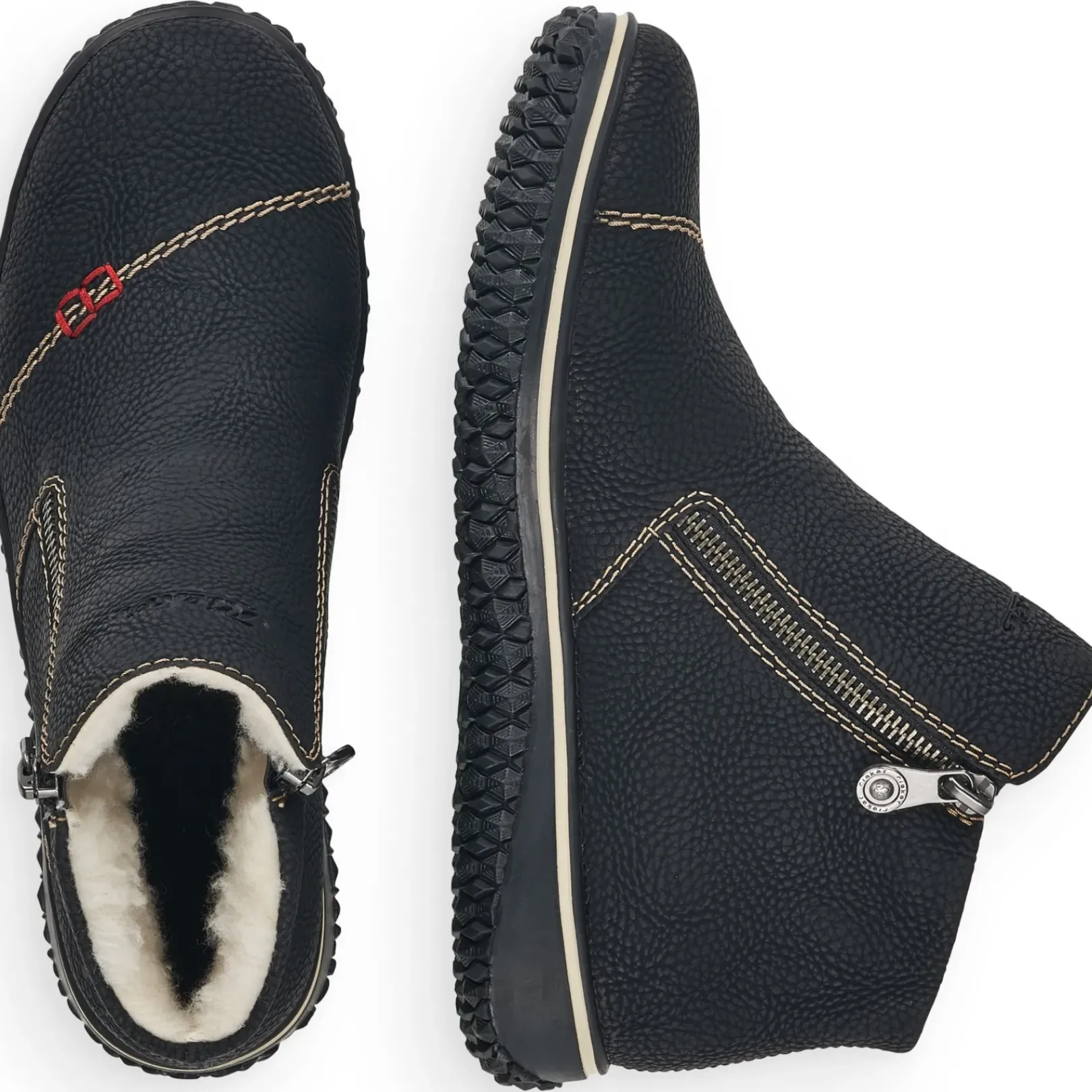 Discount Rieker Kapcie Damskie , Nocne, Czarne