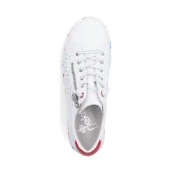 Discount Rieker Kapcie Damskie W Kolorze Star White