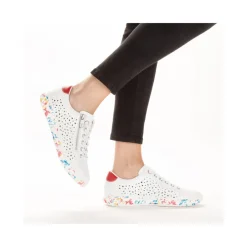 Discount Rieker Kapcie Damskie W Kolorze Star White