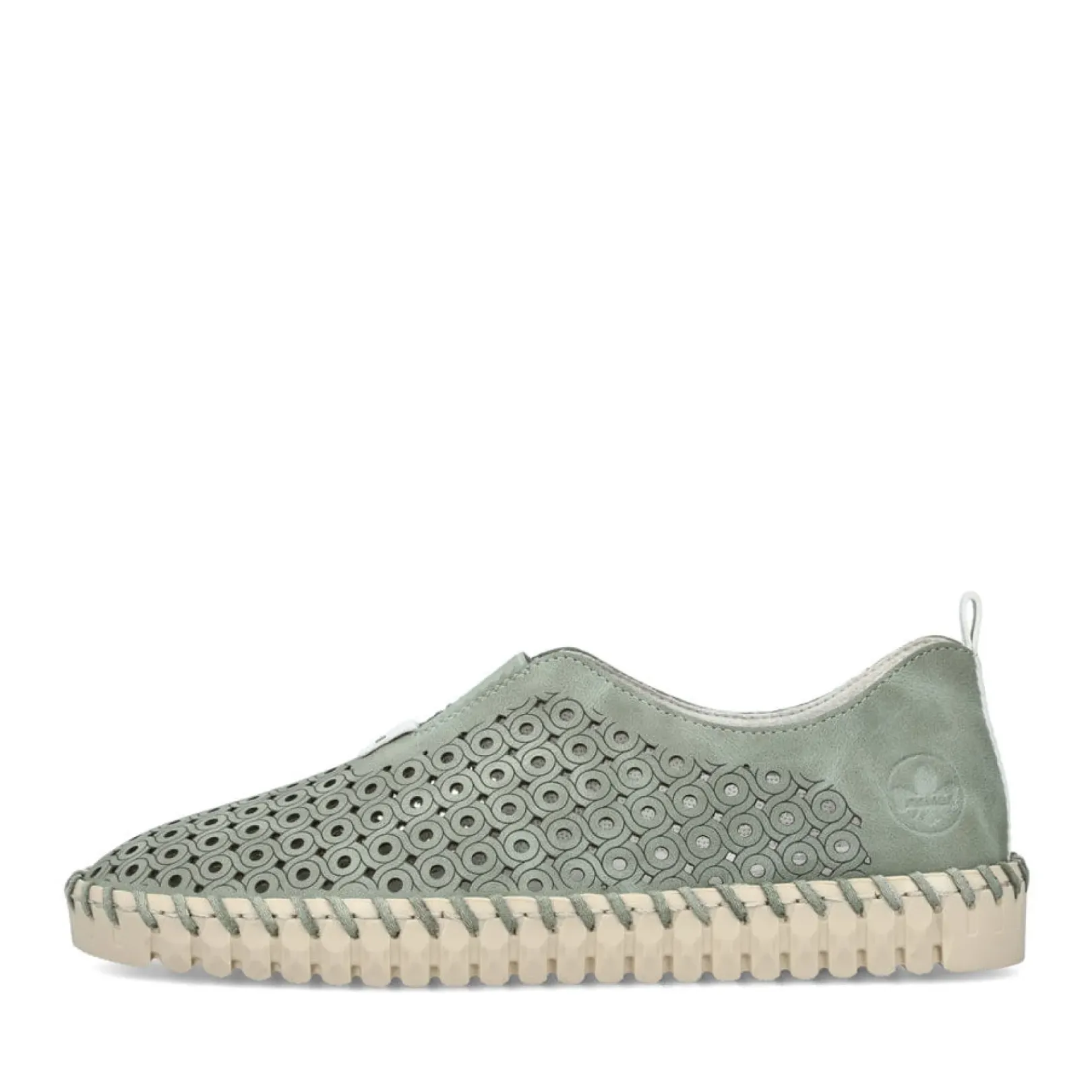 Discount Rieker Kapcie Damskie W Kolorze Khaki W Kolorze Zielonym