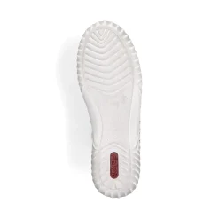 Clearance Rieker Kapcie Damskie W Kolorze Szaro-Bialym