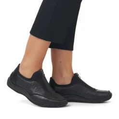 Discount Rieker Kapcie Damskie W Kolorze Ciemnej Czerni
