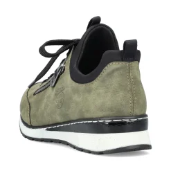 Fashion Rieker Kapcie Damskie W Kolorze Khaki W Kolorze Zielonym