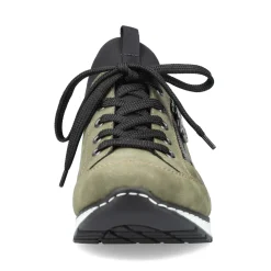 Fashion Rieker Kapcie Damskie W Kolorze Khaki W Kolorze Zielonym