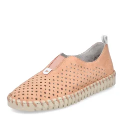Clearance Rieker Kapcie Damskie W Kolorze Jasnopomaranczowym