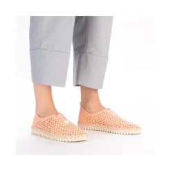 Clearance Rieker Kapcie Damskie W Kolorze Jasnopomaranczowym
