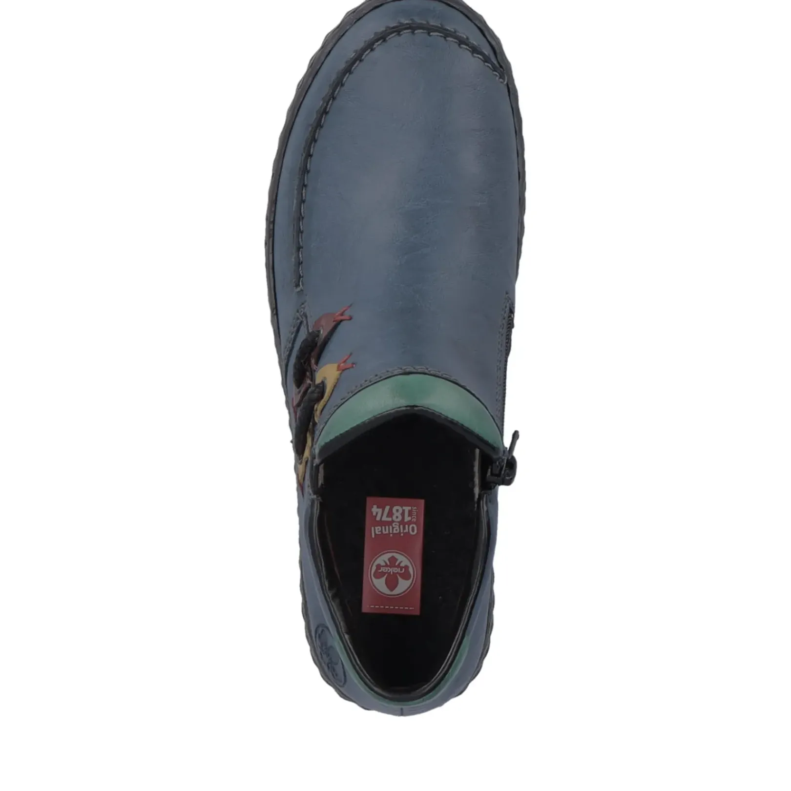 Clearance Rieker Kapcie Damskie W Kolorze Blekitu Pacyfiku