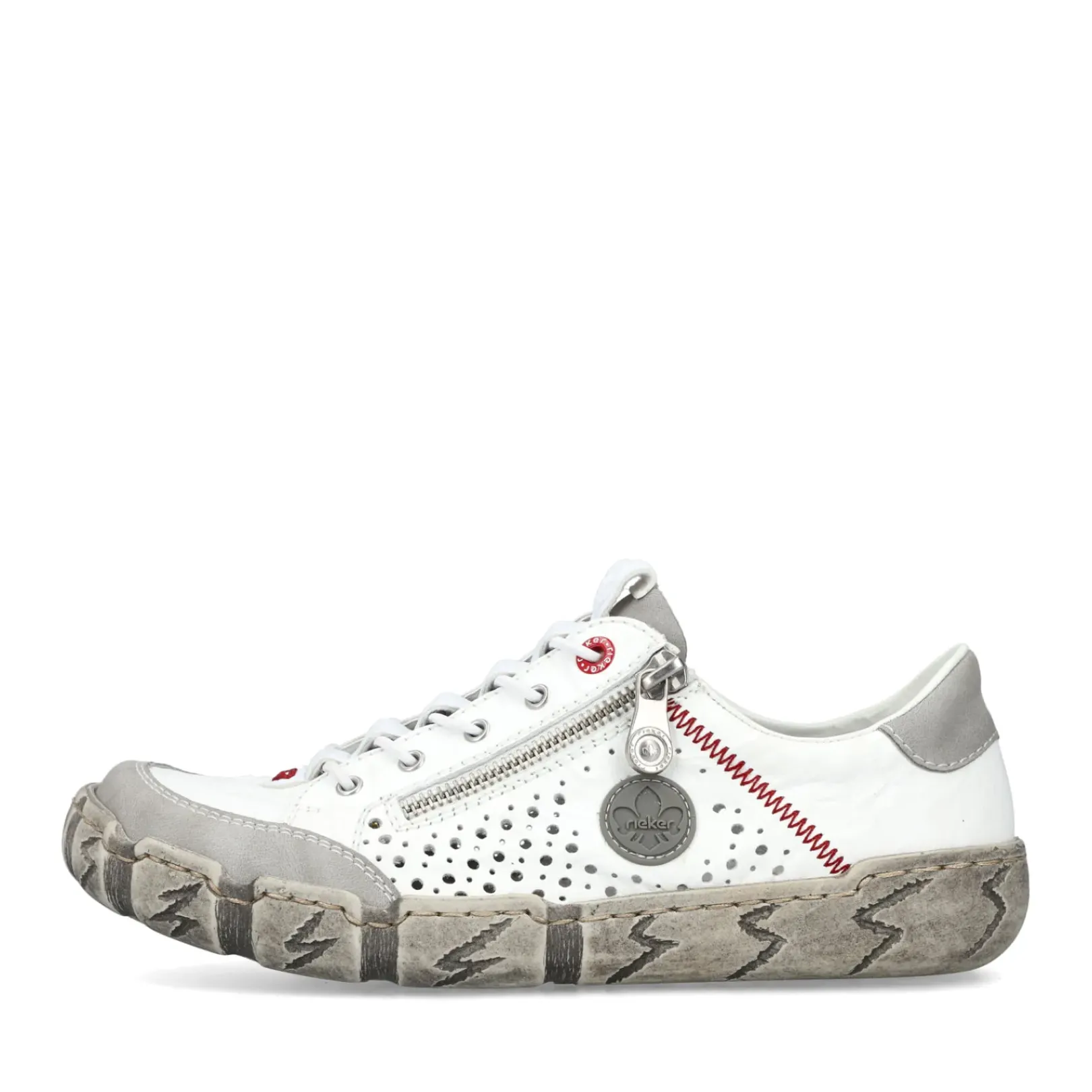 Discount Rieker Kapcie Damskie W Kolorze Czystej Bieli