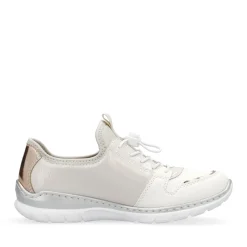 Clearance Rieker Kapcie Damskie W Kolorze Lodowej Bieli